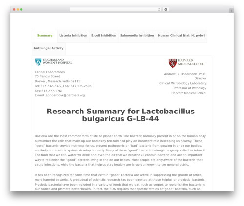 WordPress theme webhosty - provioticresearch.org
