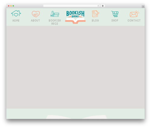WordPress website theme Page Builder Framework - bookishburns.com