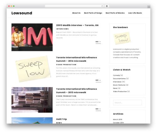 ARBA theme WordPress - lowsound.ca ARBA theme WordPress - lowsound.ca
