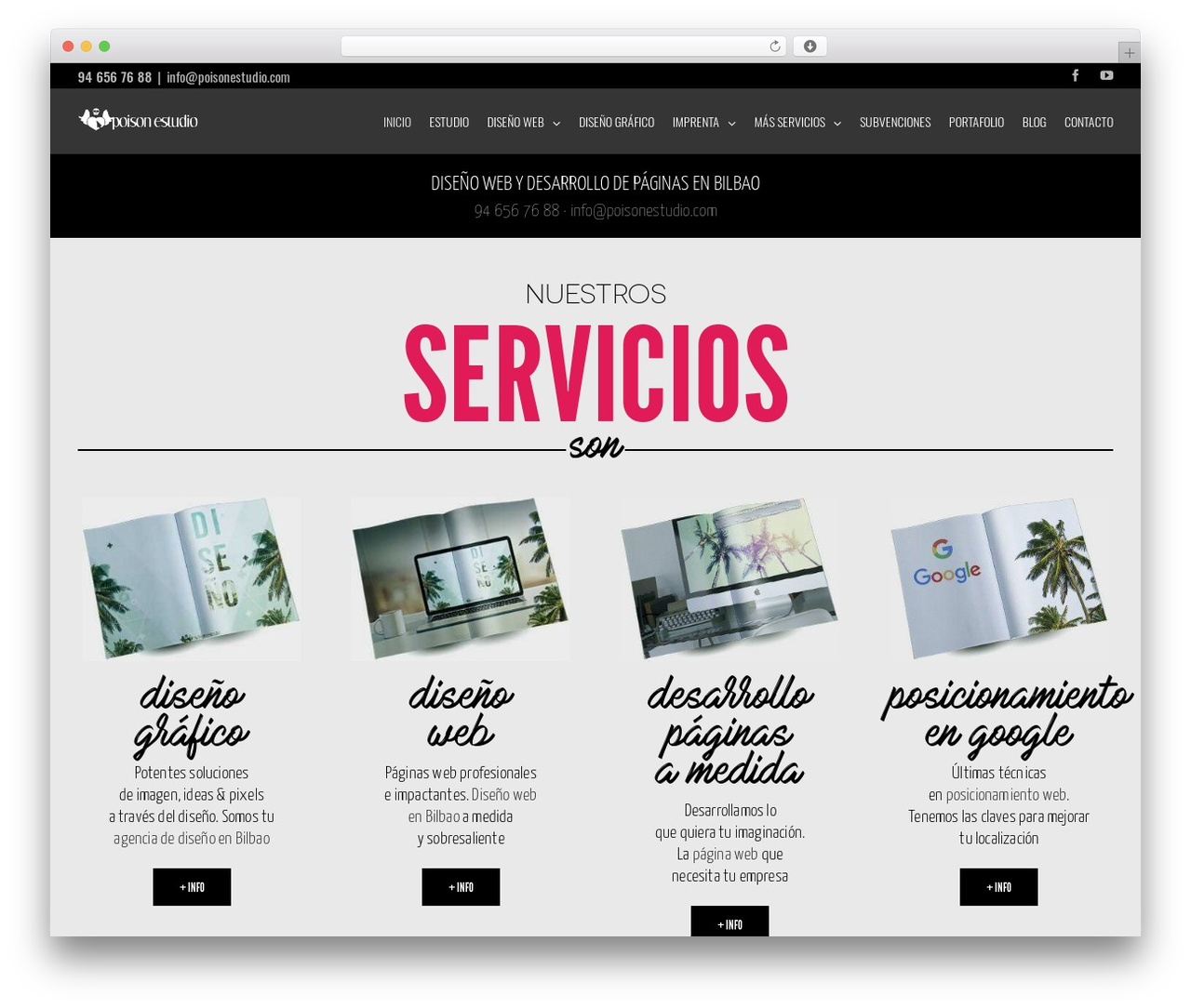Avada WP theme - poisonestudio.com