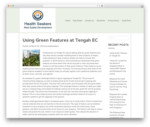 Beam theme WordPress - healthseakers.com