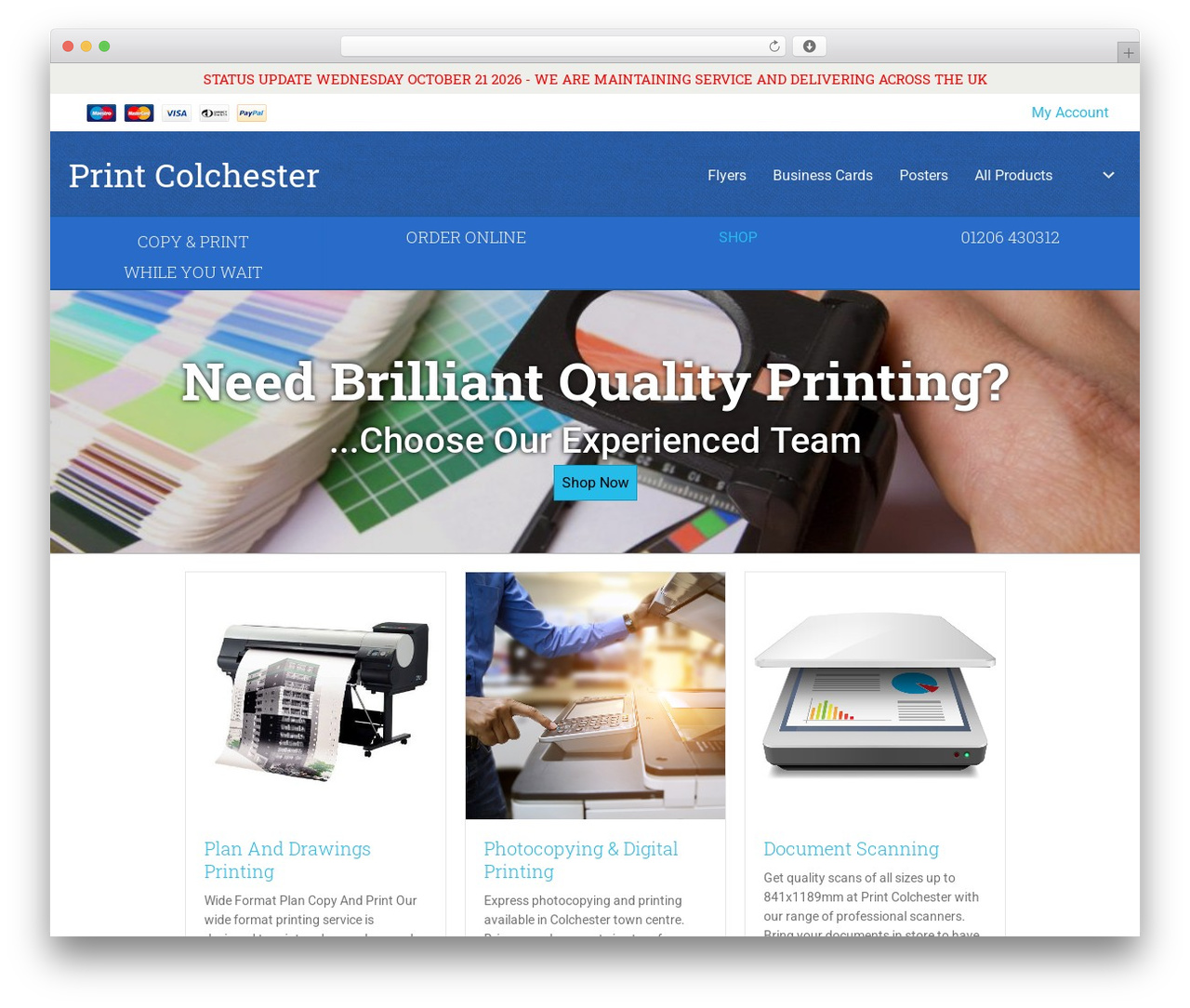 Beaver Builder Theme WordPress theme - printcolchester.co.uk