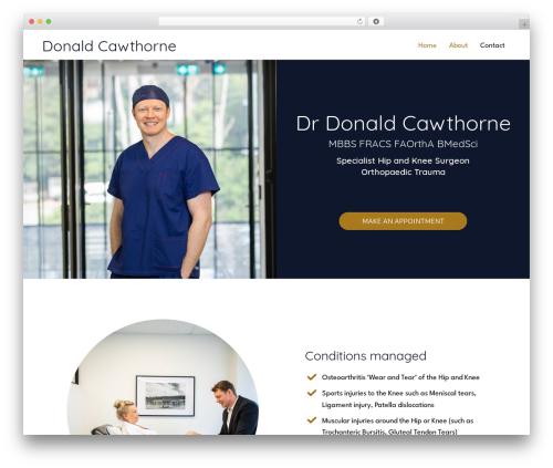 Beaver Builder Theme WordPress theme design - donaldcawthorne.com