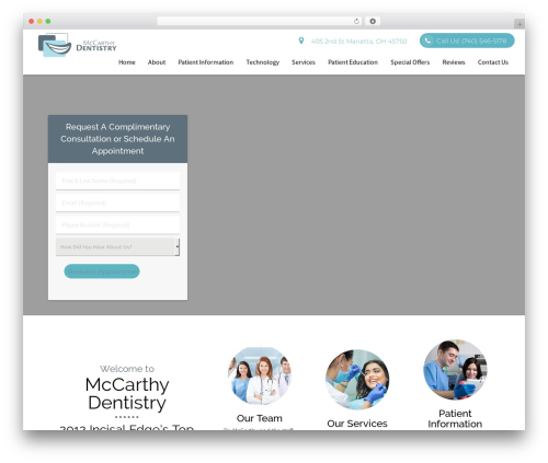 Best WordPress theme DoctorGenius Framework - mytotaldentistry.com