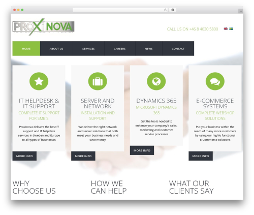 cherry theme WordPress - proxinova.se