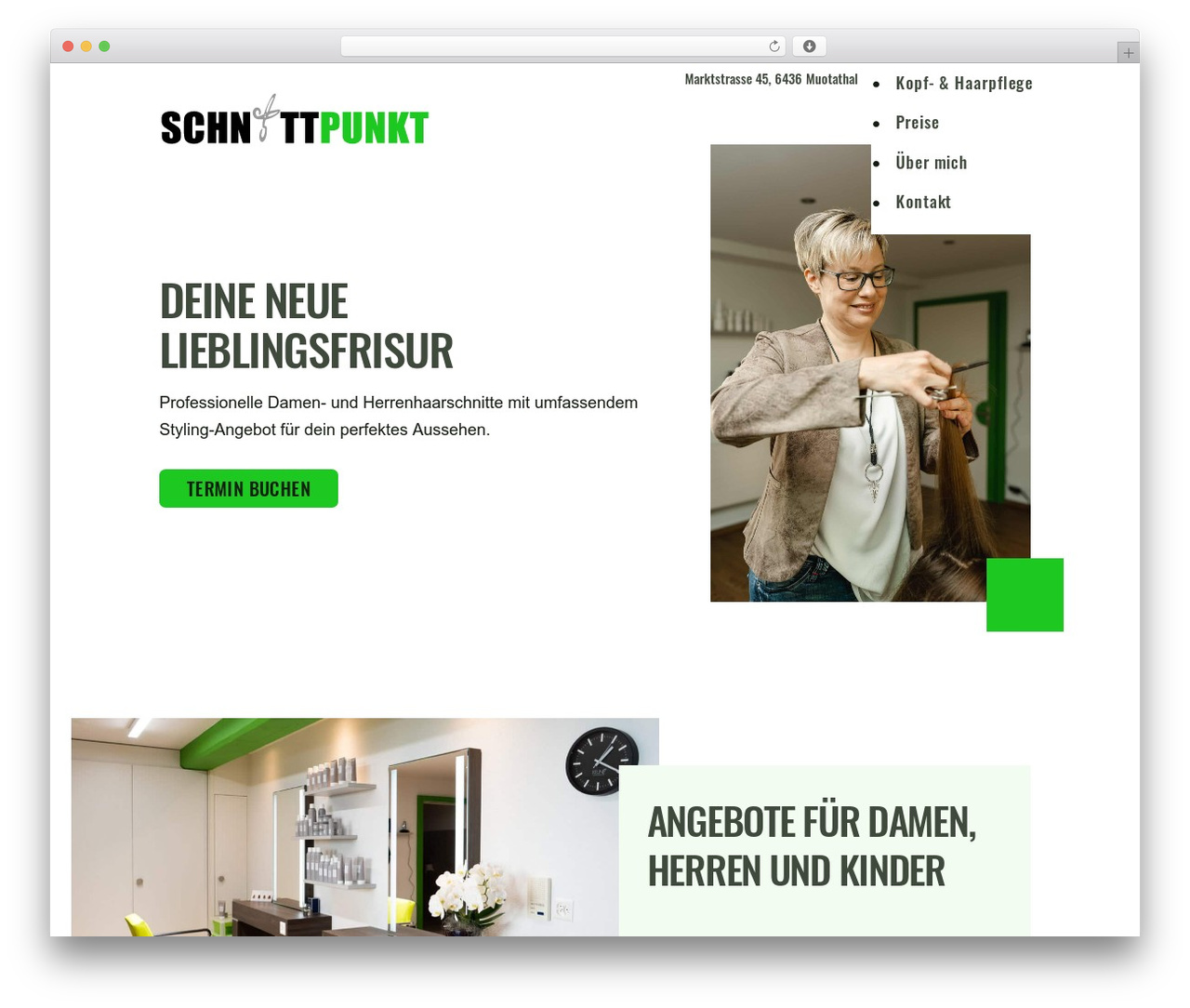 Divi WordPress theme design - schnittpunkt-muotathal.ch