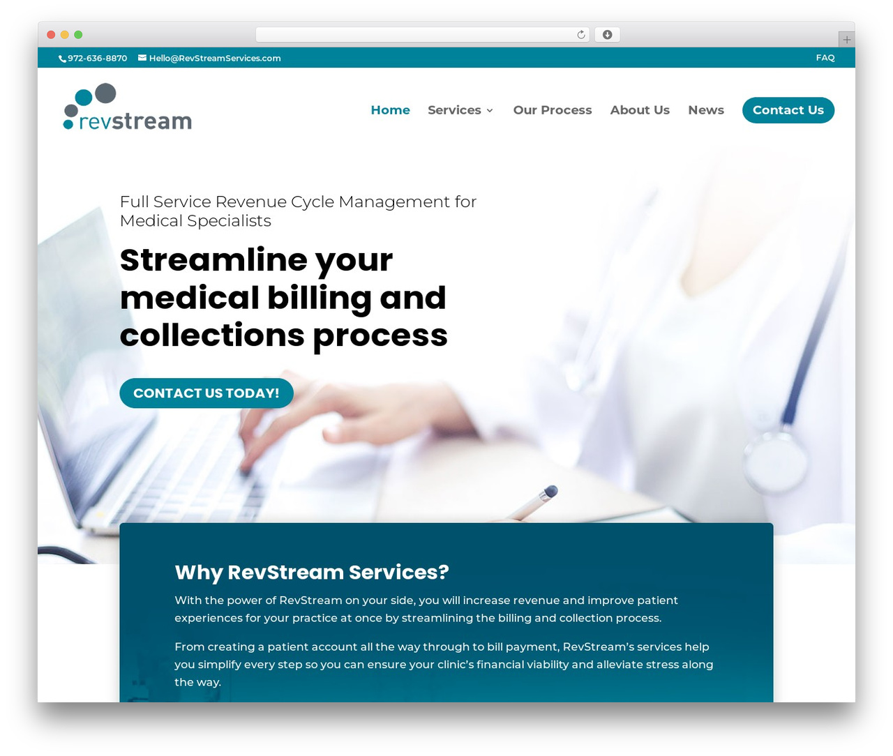 RevStream WordPress theme - revstreamservices.com
