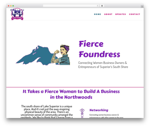 Divi WordPress theme - fiercefoundress.org