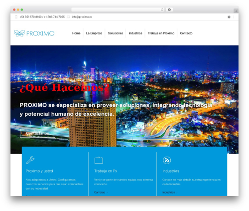 News page slider WordPress plugin - proximo.cc