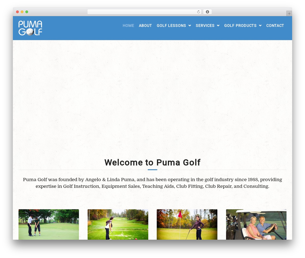 Equestrian premium WordPress theme - pumagolf.ca