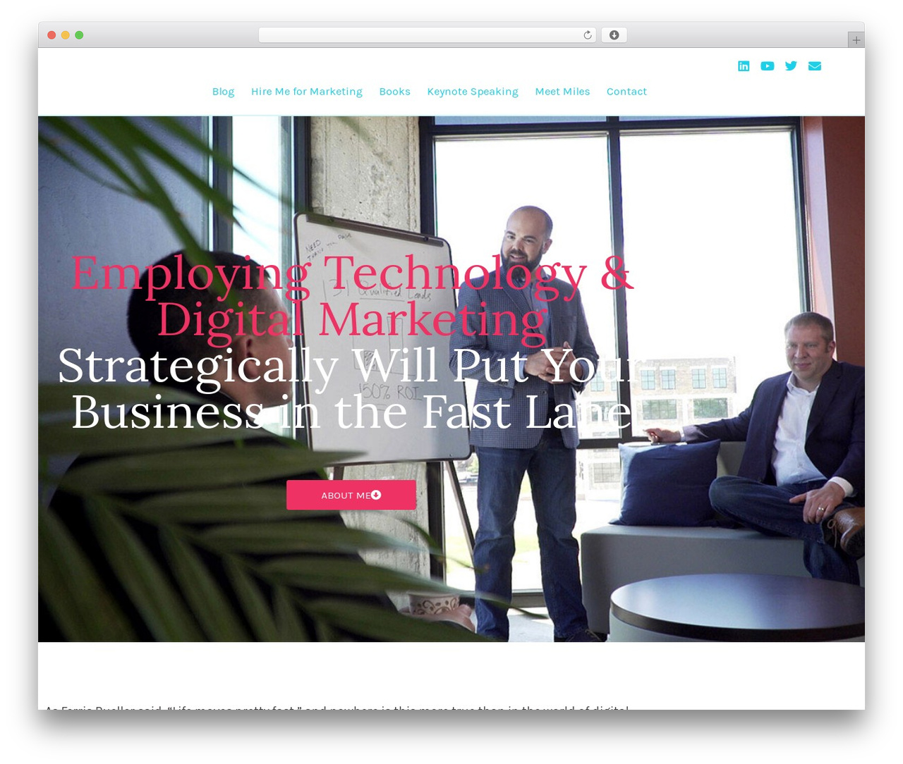 Hello Elementor premium WordPress theme - milesanthonysmith.com