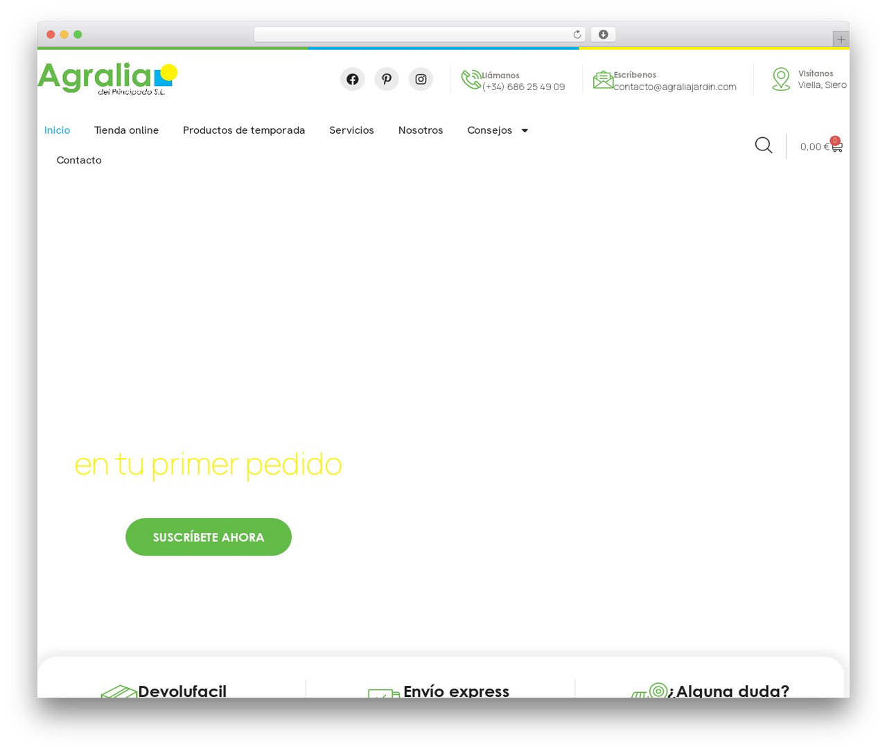 Hello Elementor WP theme - agraliajardin.com