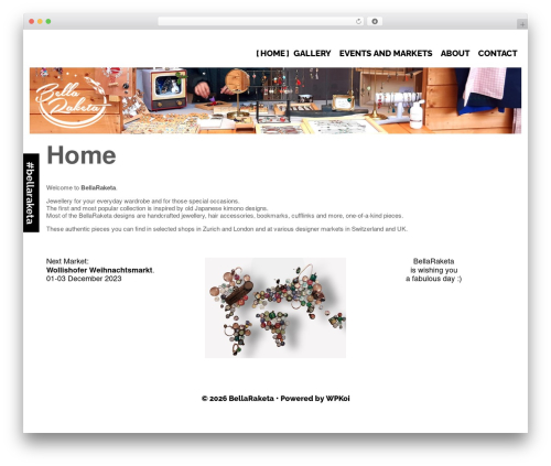 Itara free WP theme - bellaraketa.com