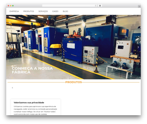 ITpress WordPress theme - vickmaquinas.com.br