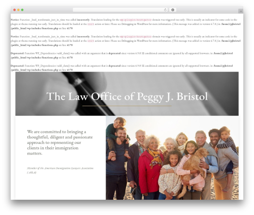 KrystalPro WordPress theme - bristolimmigrationlaw.com