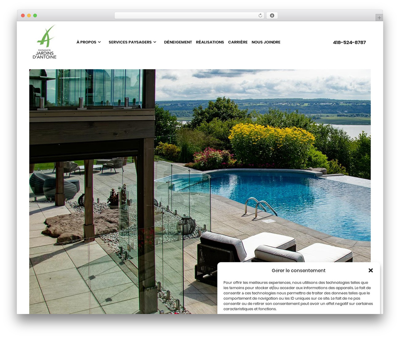 larson child WP theme - paysagistejardinsantoine.com