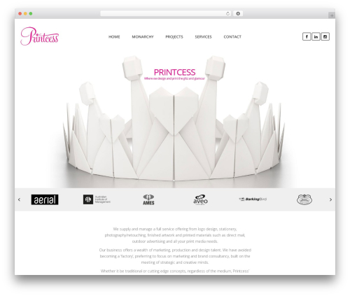Muze theme WordPress - printcess.com.au