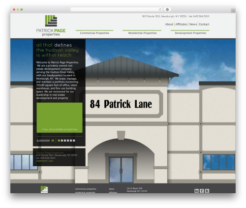 Patrick Page Properties WordPress theme - patrickpageproperties.com