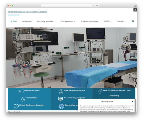 PE Services WordPress theme - szpitalgolub.pl
