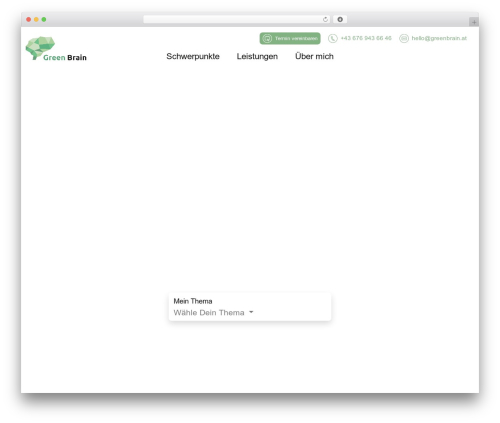 PicoStrap5 Child Base theme WordPress - greenbrain.at