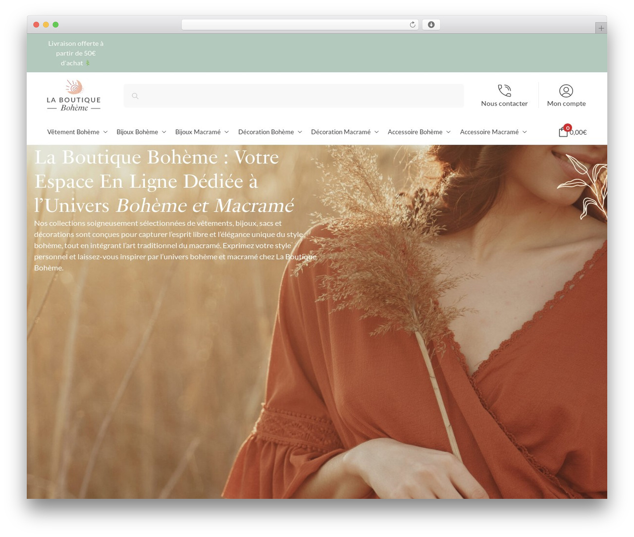 Shoptimizer Child Theme WordPress website theme - www.la-boutique-boheme.com