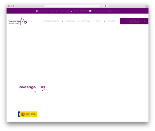 Shuttle WP theme - investigamas.es