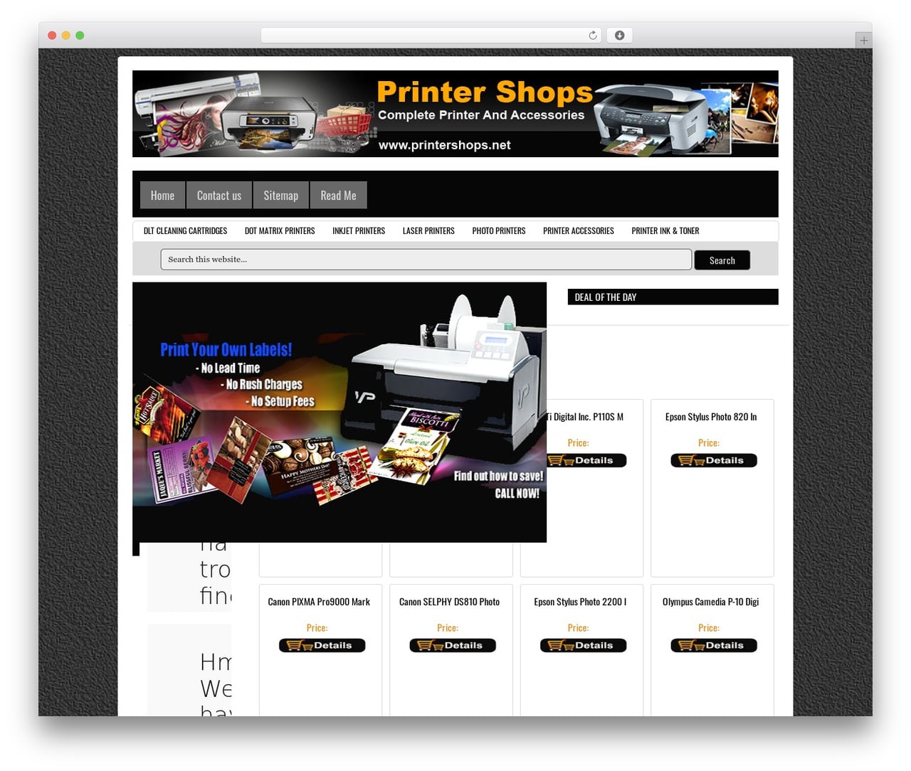 storedemand WordPress store theme - printershops.net storedemand WordPress store theme - printershops.net