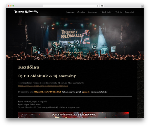 Theme WordPress bands - titkolt.hu Theme WordPress bands - titkolt.hu