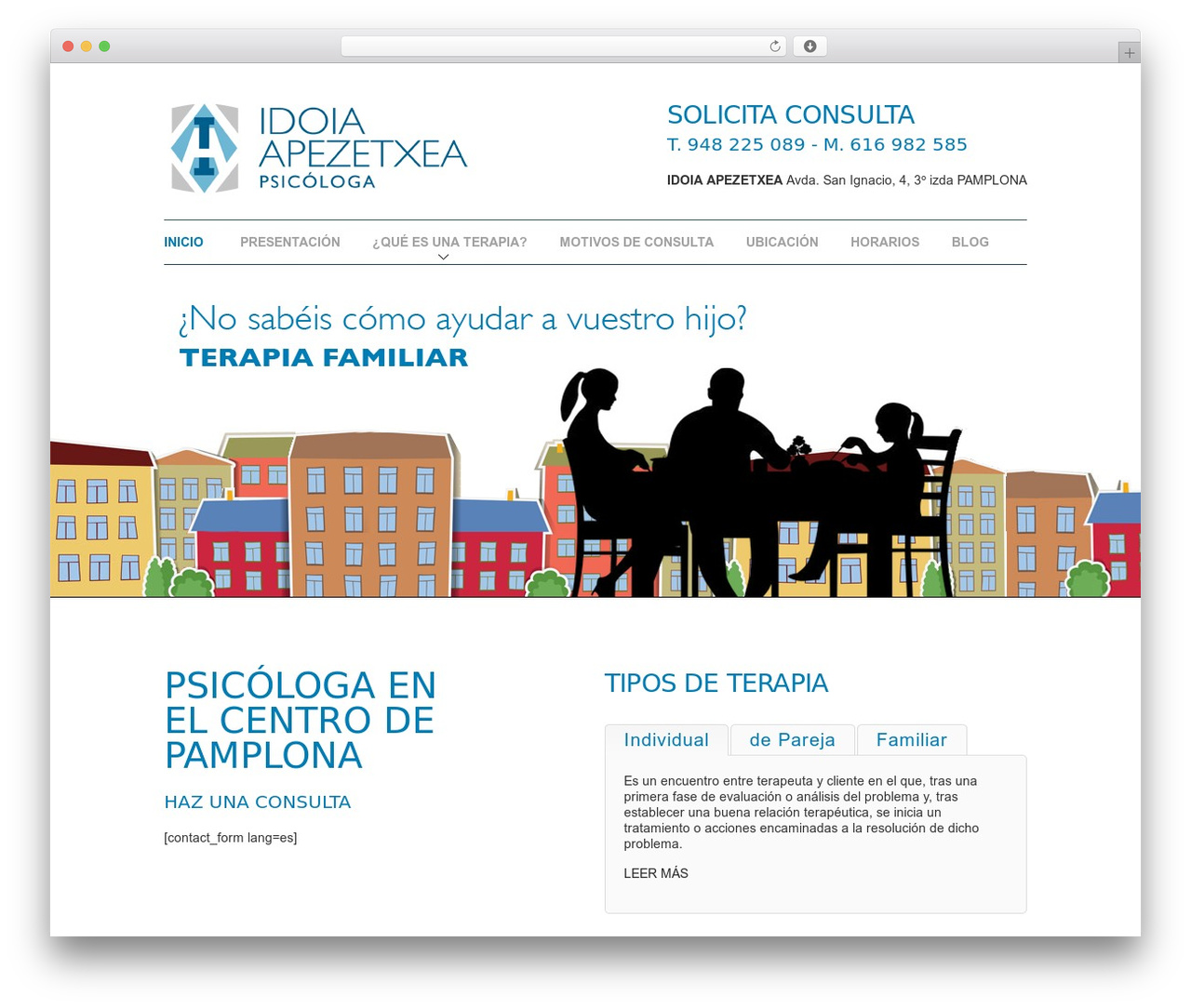 Theme WordPress theme1533 - psicologonavarra.com