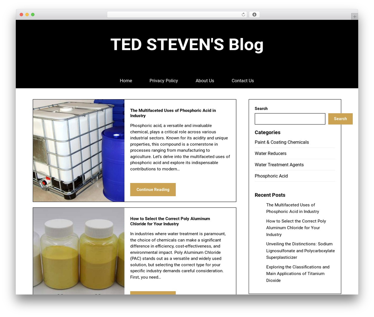Theme WordPress AffiliBlog - tedstevens2008.com