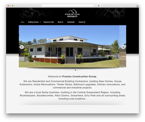 Theme WordPress Genesis - prestonco.com.au