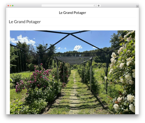Cyclone slider pro WordPress plugin - legrandpotager.org