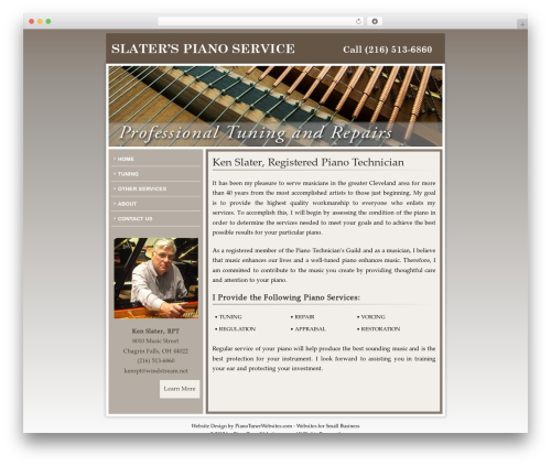 Theme4 best WordPress theme - pianotunercleveland.com