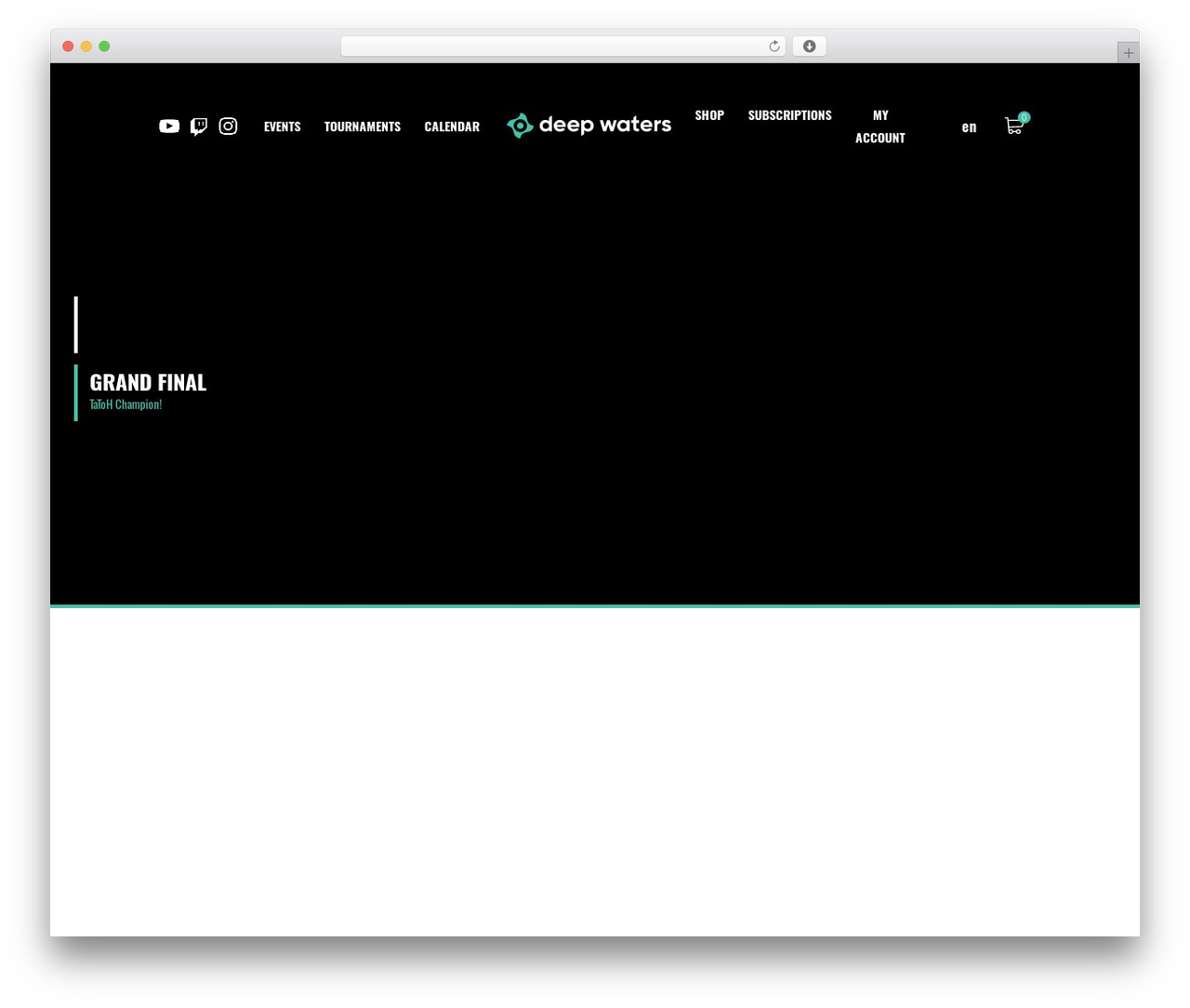 WordPress theme ARMIX Bespoke - deepwatersgaming.com