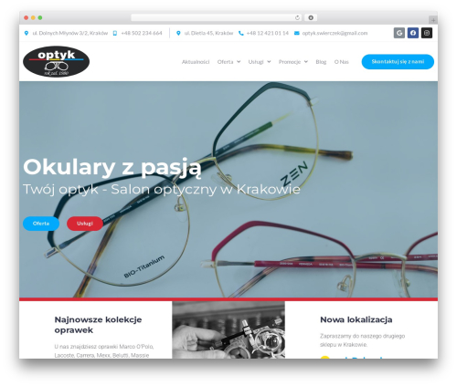 WordPress theme Bettum - twojoptyk.com