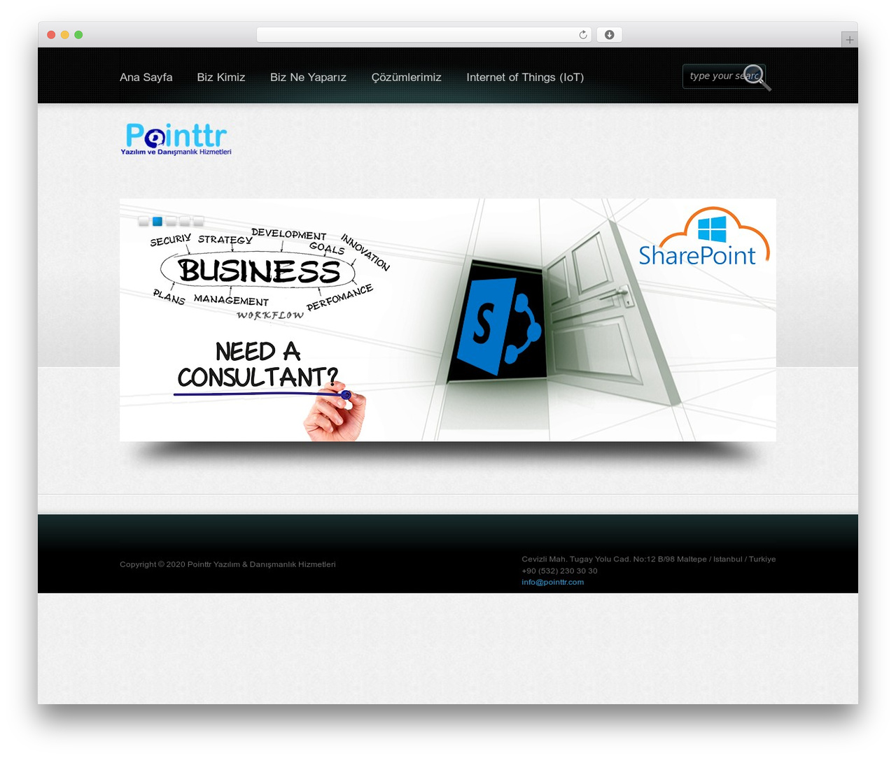 WordPress theme Boldy - pointtr.com