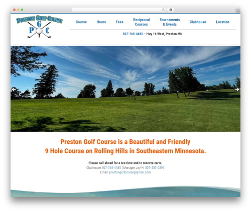 WordPress theme Education Pro Theme - prestongolfcourse.com