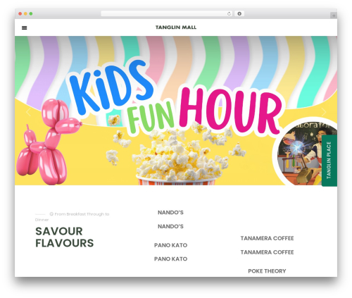 WordPress theme MainTheme - tanglinmall.com.sg