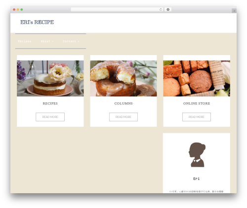 WordPress theme Mblog - loveri-jp.com