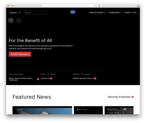 Gravity forms config WordPress plugin - www.nasa.gov