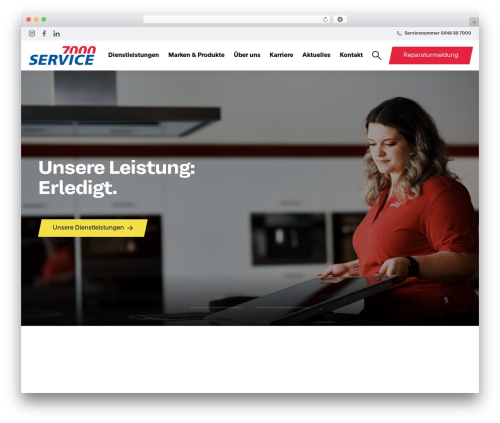 WordPress theme STUIQ Base - service7000.ch