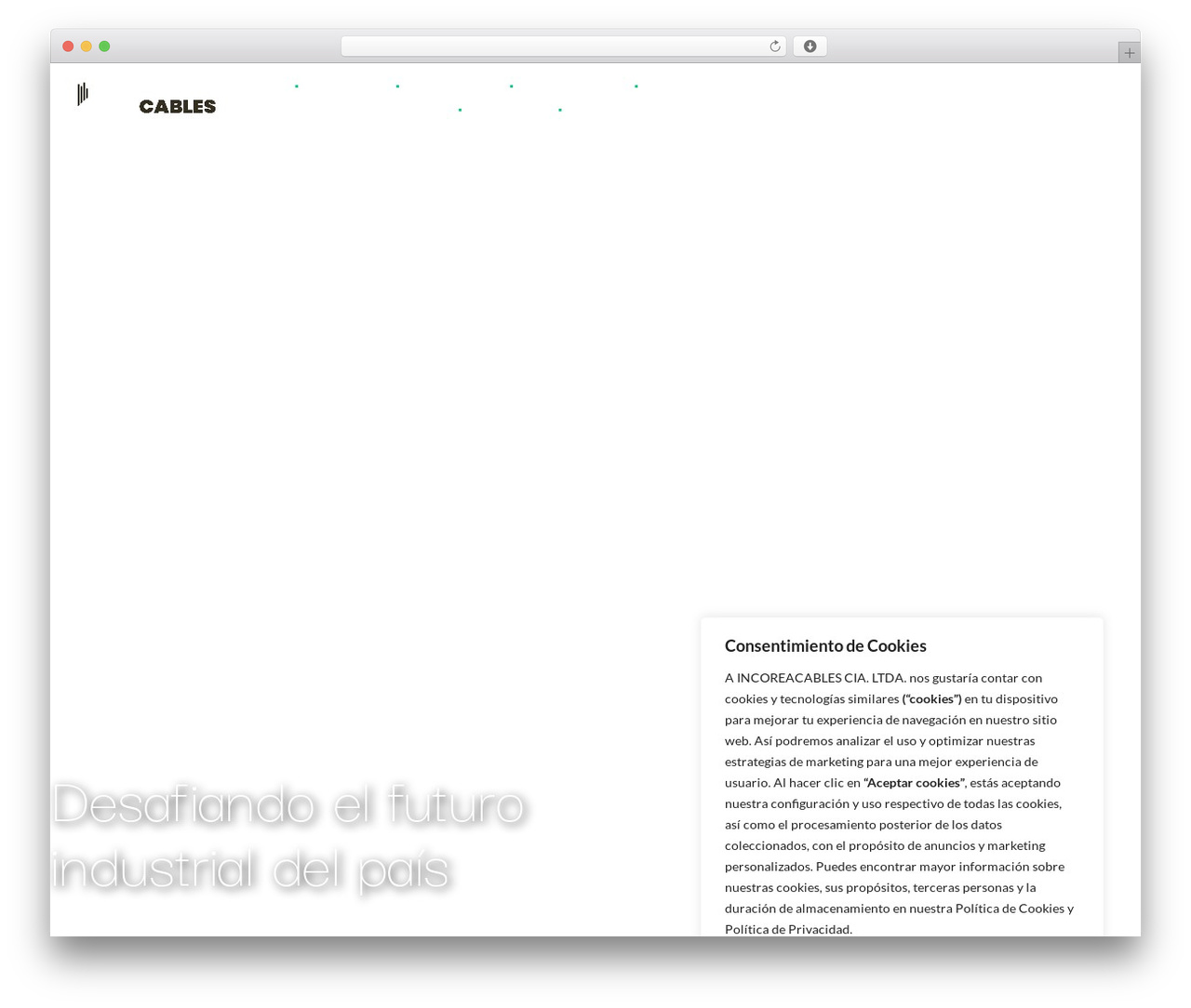 WordPress website theme The7 - incoreacables.com