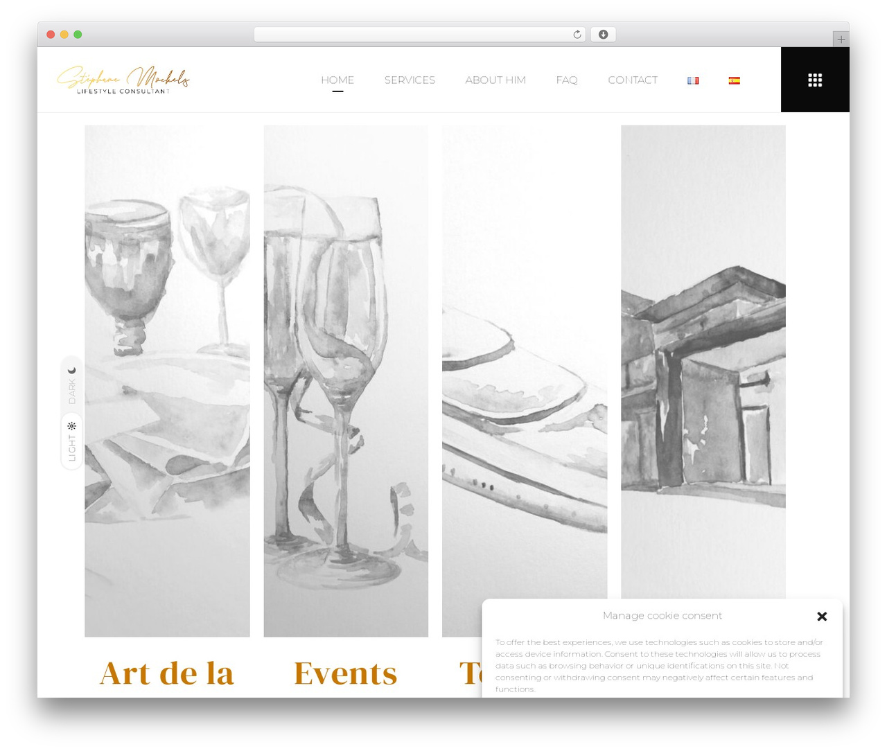WP theme Archee - stephanemockels.com