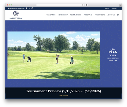 WP theme Imavex Development - iowapgajuniorgolf.com