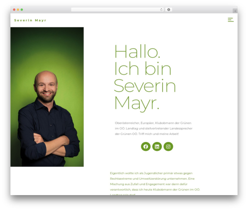 WP theme Teoro WP - severinmayr.at
