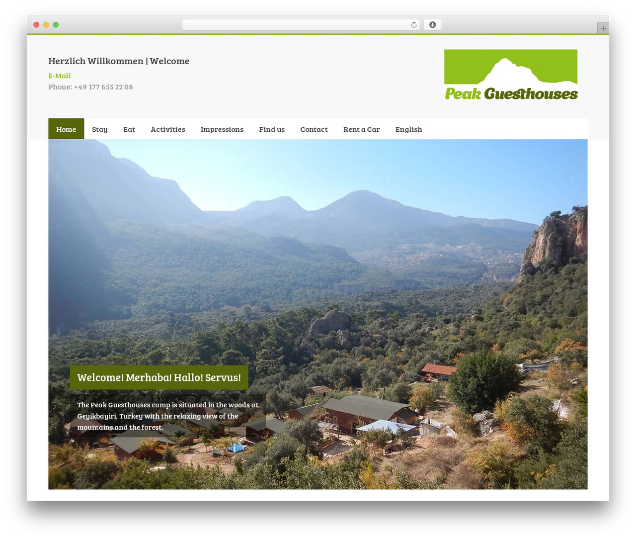 Accelerate Pro WordPress theme - peakguesthouses.com