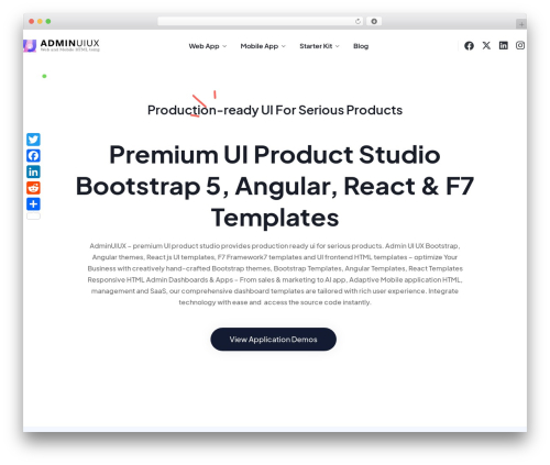 Apptek WordPress theme - adminuiux.com Apptek WordPress theme - adminuiux.com