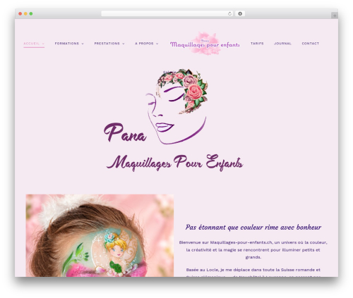 Avada WordPress theme - maquillages-pour-enfants.ch