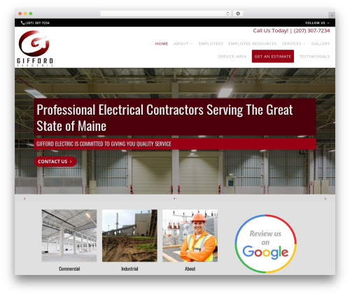 Beacon Theme WordPress website theme - gifford-electric.com
