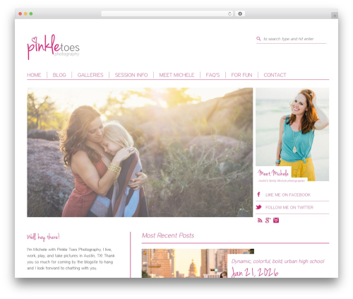 Chic Blog (ITDR) wallpapers WordPress theme - pinkletoesblogstalker.com/blog